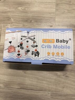 Teytoy Baby Crib Mobile - Nursery Hearing, Feeling,Vison Exercise,Music Open Box